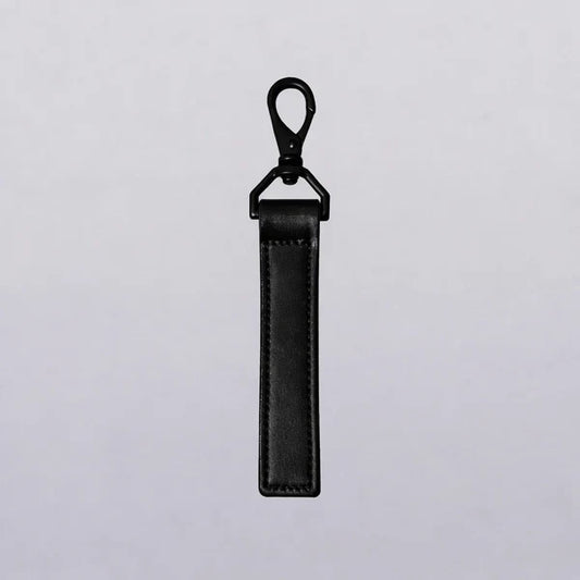 Effort Less Leather Keychain | Customizable | Black