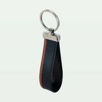 Prestige Leather Keychain |Black and brown| customizable
