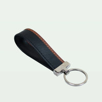 Prestige Leather Keychain |Black and brown| customizable
